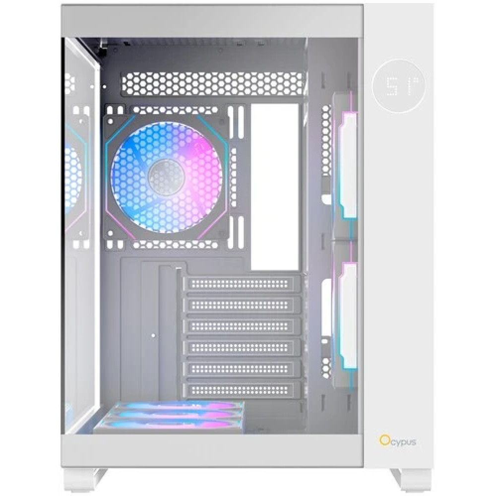 Корпус Ocypus Iota C70 ARGB White Iota-C70-WHD600XX-GL Mid-Tower - миниатюра 3