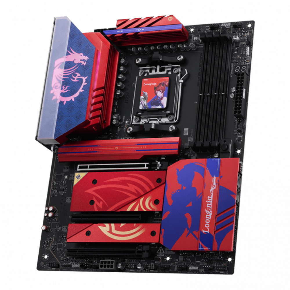 Материнская плата MSI B850 MLG EDITION ATX, AMD AM5 - миниатюра 2