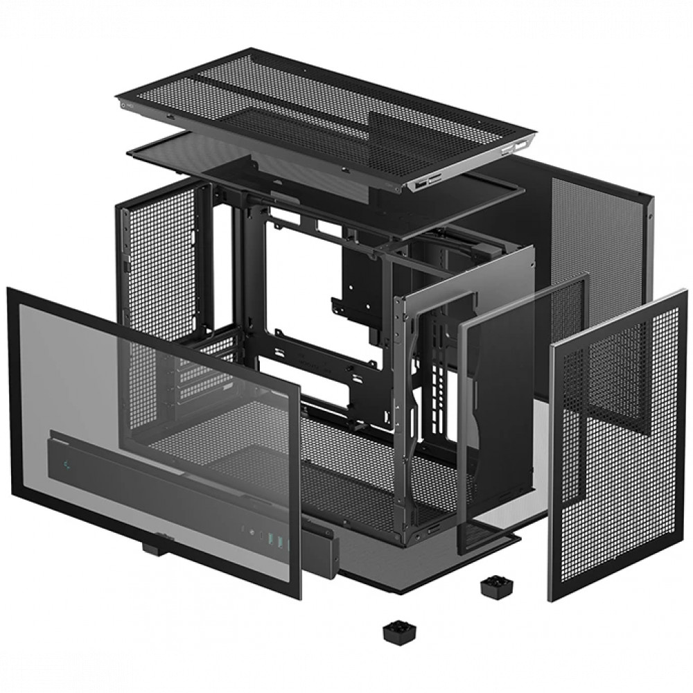 Корпус Deepcool CH260 Black R-CH260-BKNGM0-G-1 Mini-Tower - миниатюра 10