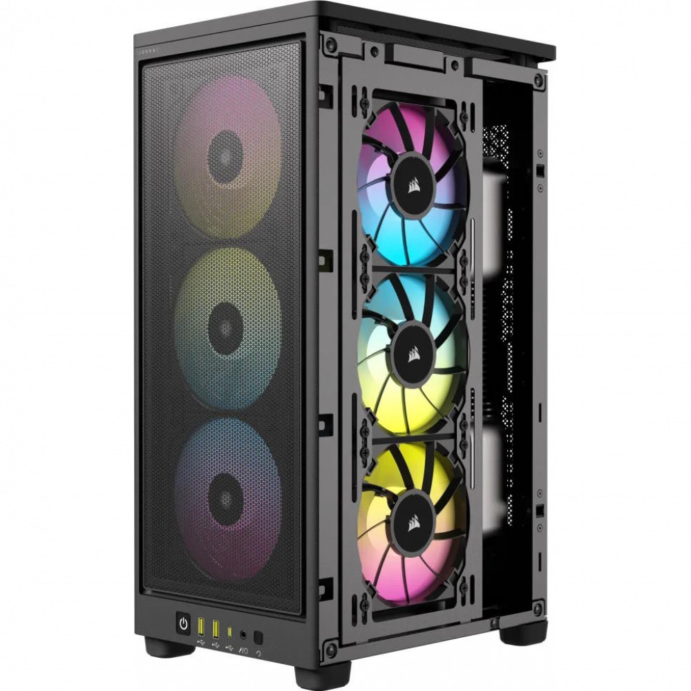 Корпус Corsair iCUE 2000D RGB Airflow Black CC-9011246-WW Mini-Tower - миниатюра 15