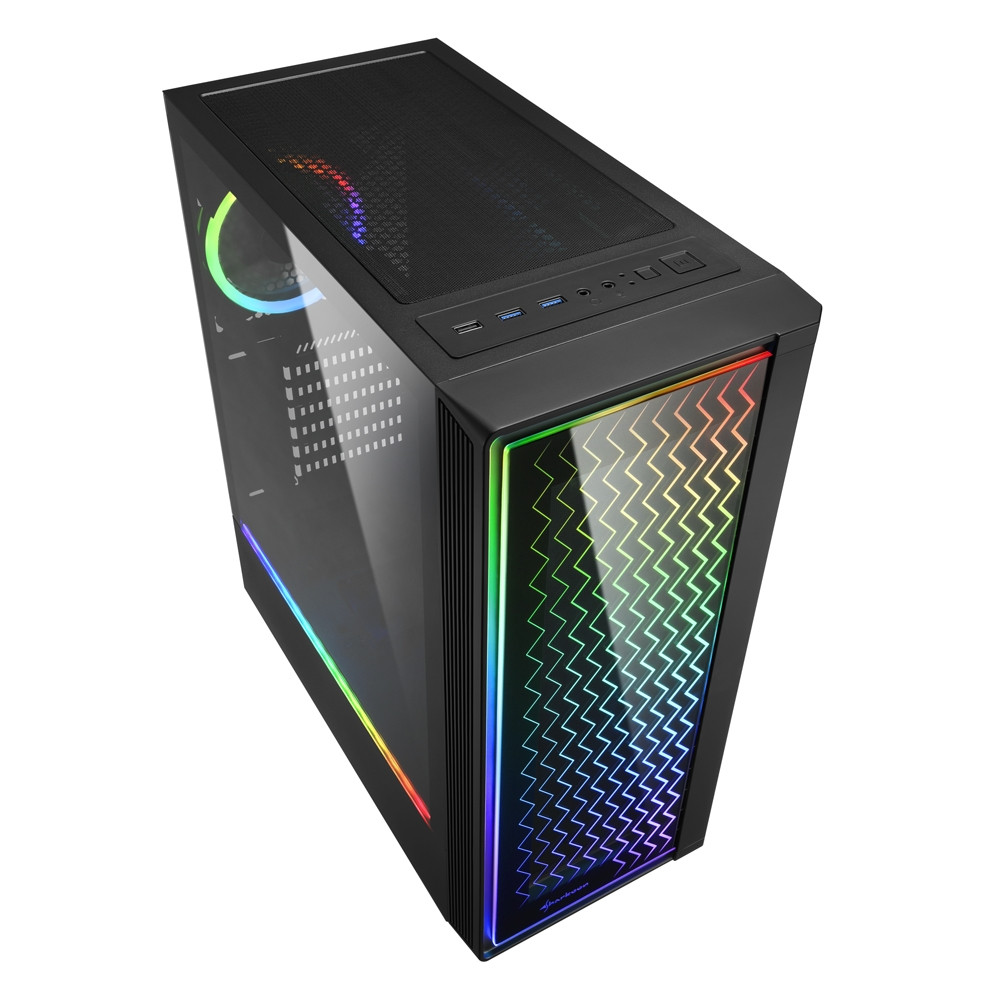 Корпус Sharkoon RGB LIT 200 Mid-Tower — фото товара