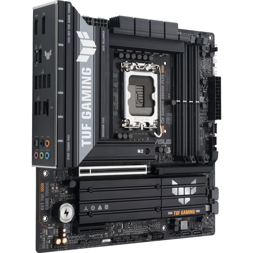 Материнская плата Asus TUF GAMING B860M-PLUS Micro-ATX, LGA 1851 - миниатюра 2