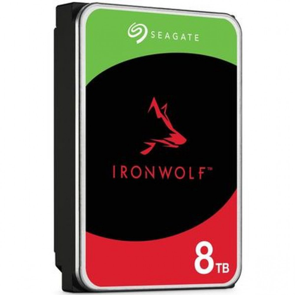 Жесткий диск Seagate IronWolf ST8000VN002 HDD (классические), 8 ТБ, 3.5 дюйма, SATA — фото товара