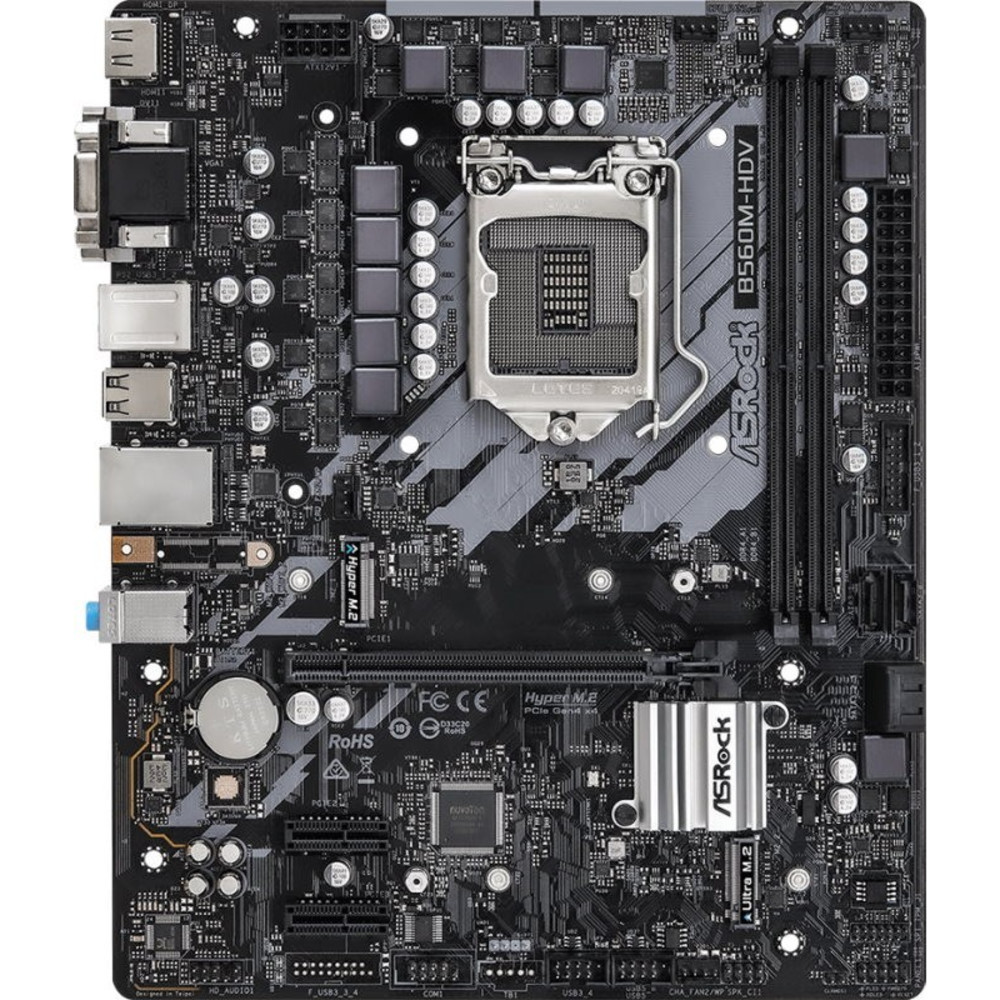 Материнская плата ASRock B560M-HDV Micro-ATX, LGA 1200 - миниатюра 2