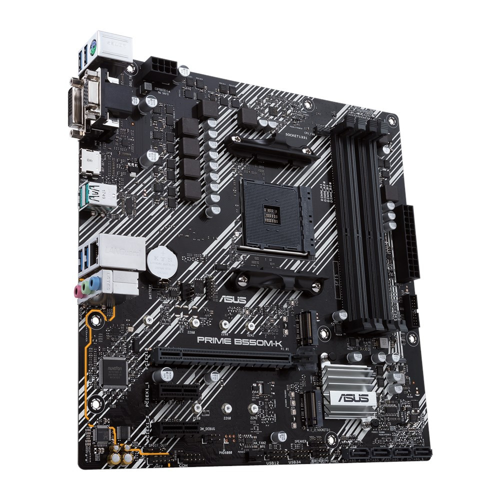 Материнская плата Asus PRIME B550M-K Micro-ATX, AMD AM4 — фото товара