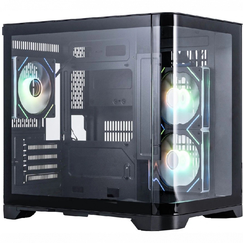 Корпус 1STPLAYER UView UV5 ARGB Black UV5-BK-2FC7R-1FC7 Mini-Tower — фото товара