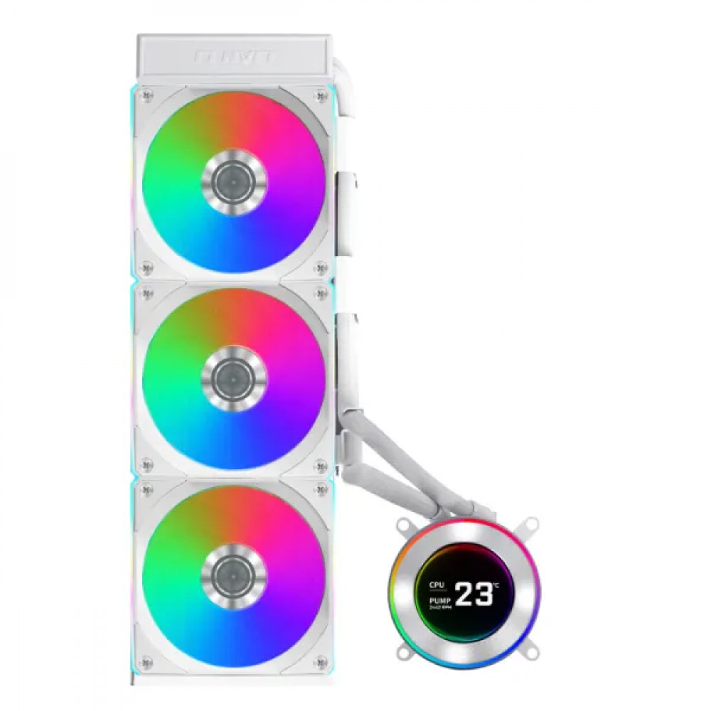 Система охлаждения Lian Li Hydroshift lI LCD-C 360CL White G89.GHS2LCD36RW.00 Для процессора - миниатюра 2