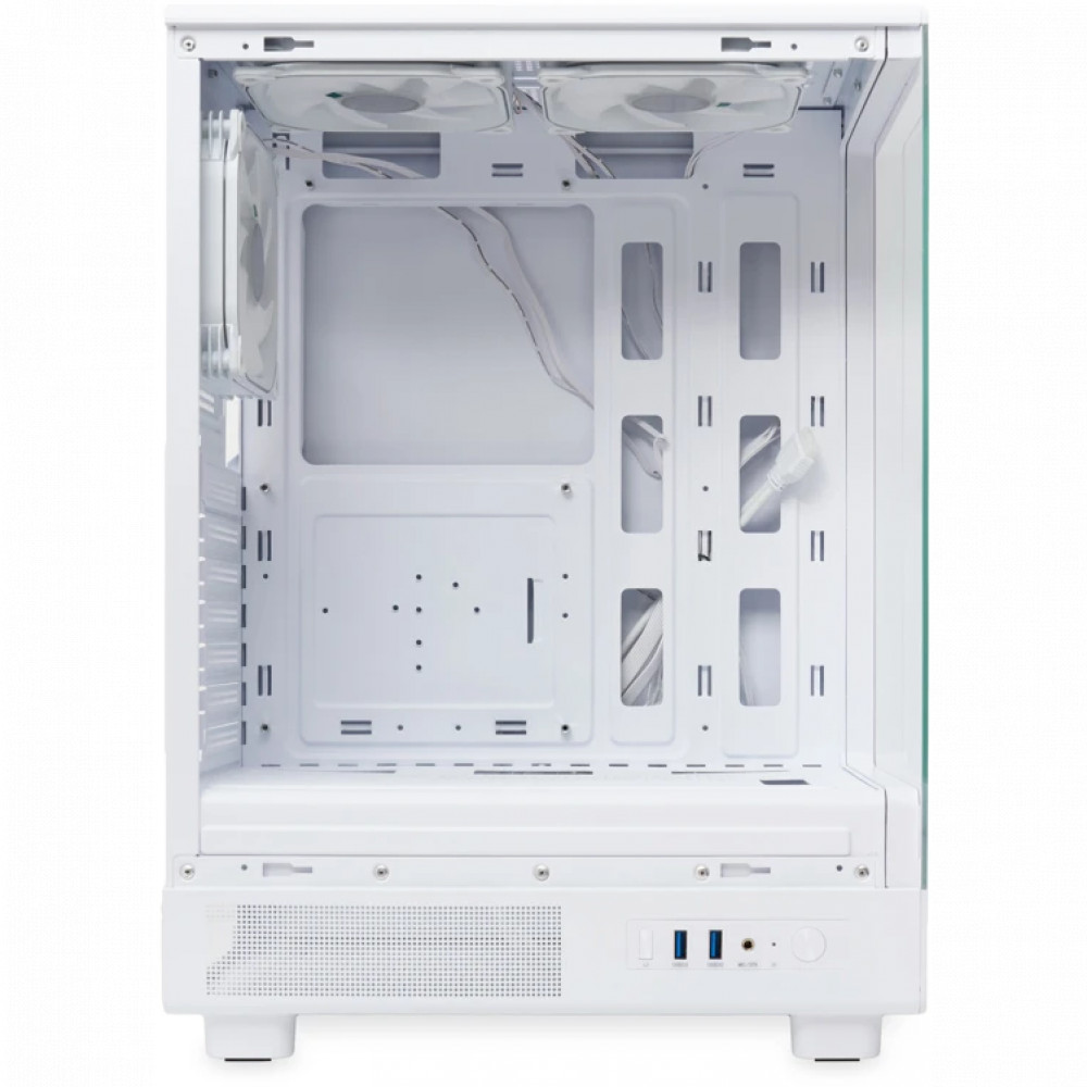 Корпус HSPD F510-TGWH-ARGB White Mid-Tower - миниатюра 4
