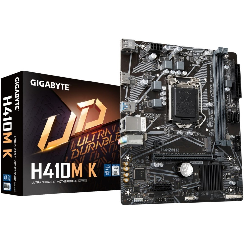 Материнская плата Gigabyte H410M K 2.0, RTL Micro-ATX, LGA 1200 — фото товара