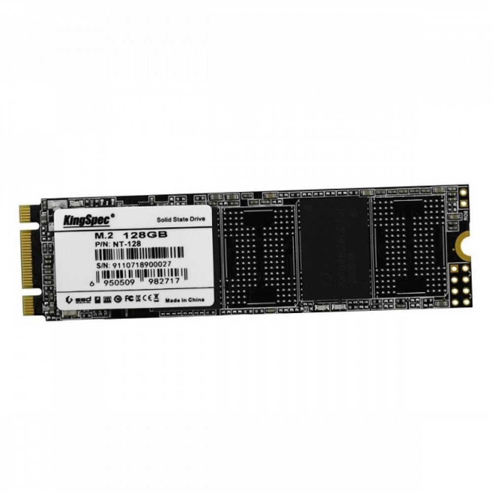Жесткий диск KingSpec NT-128 2280 SSD (твердотельные), 128 ГБ, M.2, SATA — фото товара