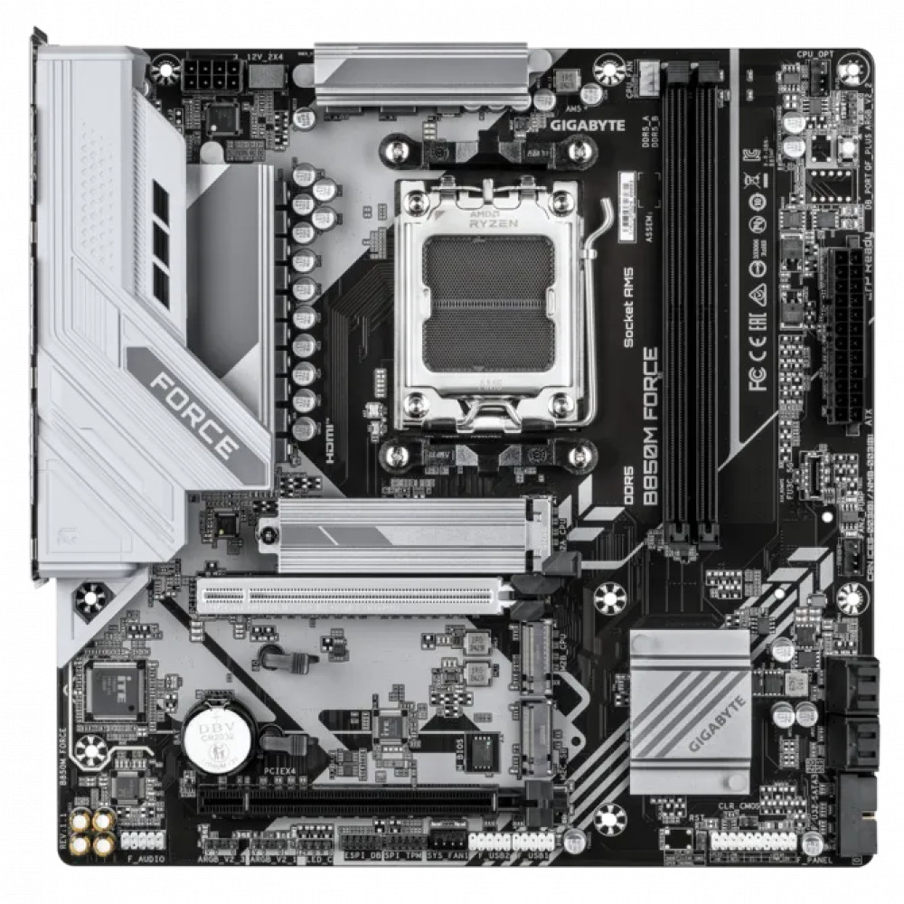 Материнская плата Gigabyte B850M FORCE 1.1 Micro-ATX, AMD AM5 - миниатюра 2