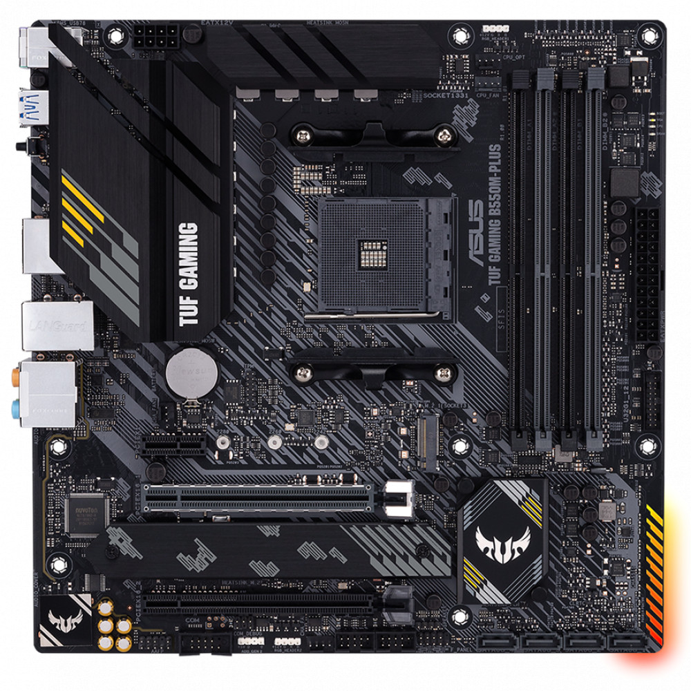Материнская плата Asus AMING B550M-PLUS DDR4 TUF GAMING B550M-PLUS DDR4 Mini-ATX, AMD AM4 — фото товара