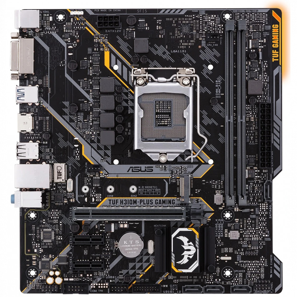 Материнская плата Asus TUF H310M-PLUS GAMING Micro-ATX, LGA 1151 — фото товара