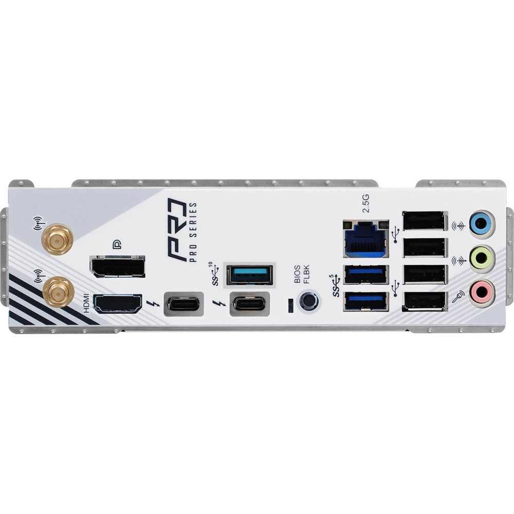 Материнская плата ASRock Z890 PRO RS WIFI WHITE ATX, LGA 1851 - миниатюра 4