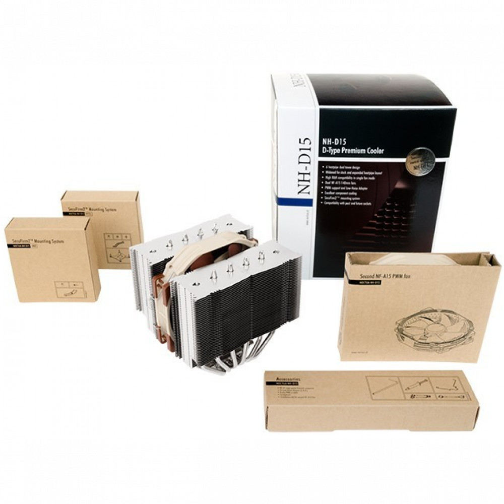 Система охлаждения Noctua NH-D15 - миниатюра 6