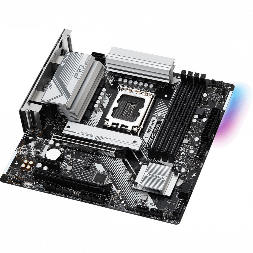 Материнская плата ASRock B760M PRO RS/D4 Micro-ATX, LGA 1700 - миниатюра 3