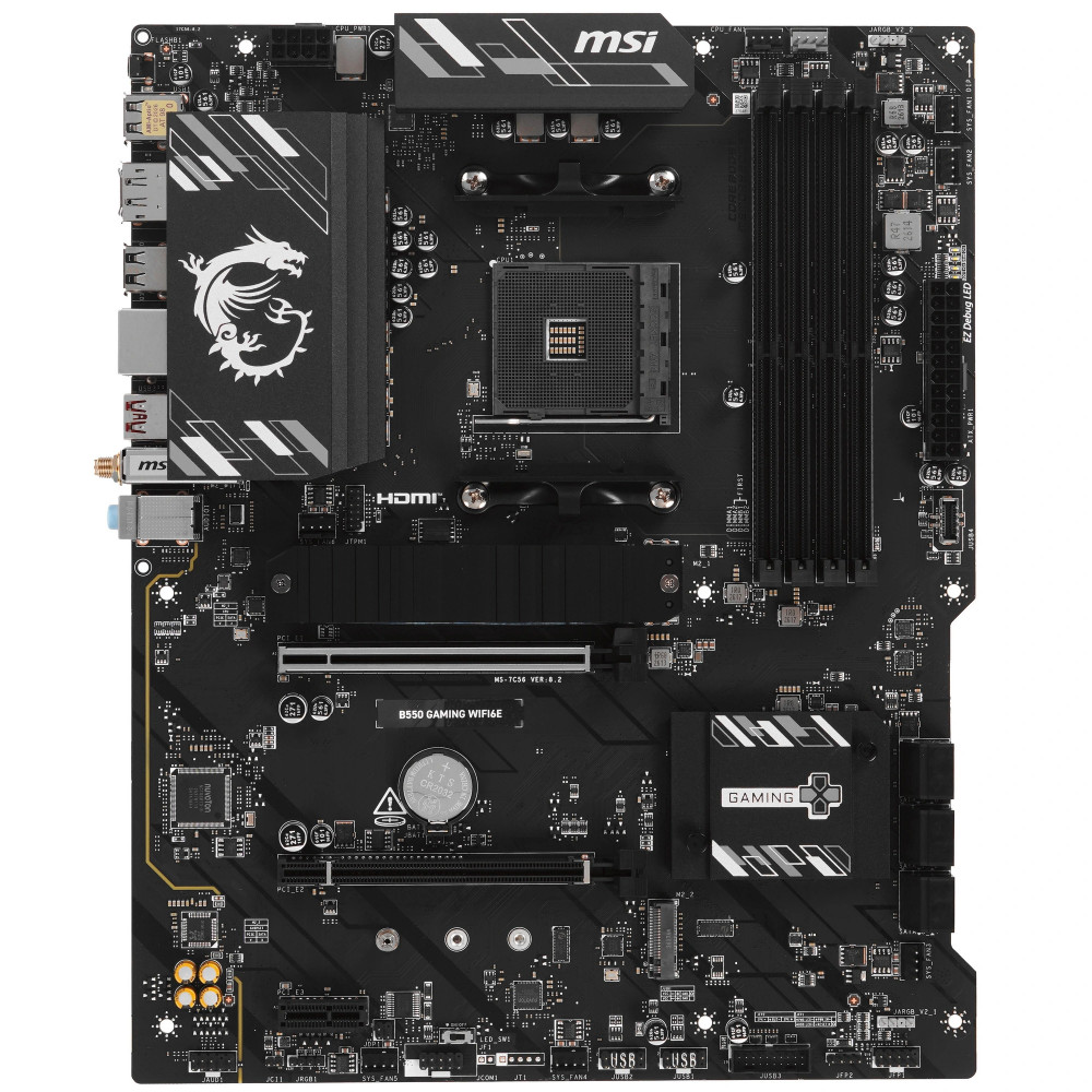 Материнская плата MSI B550 GAMING WIFI6E ATX, AMD AM4 — фото товара