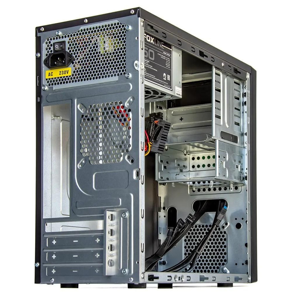 Корпус Foxline FL–628-FZ450R-U32 Mini-Tower - миниатюра 3