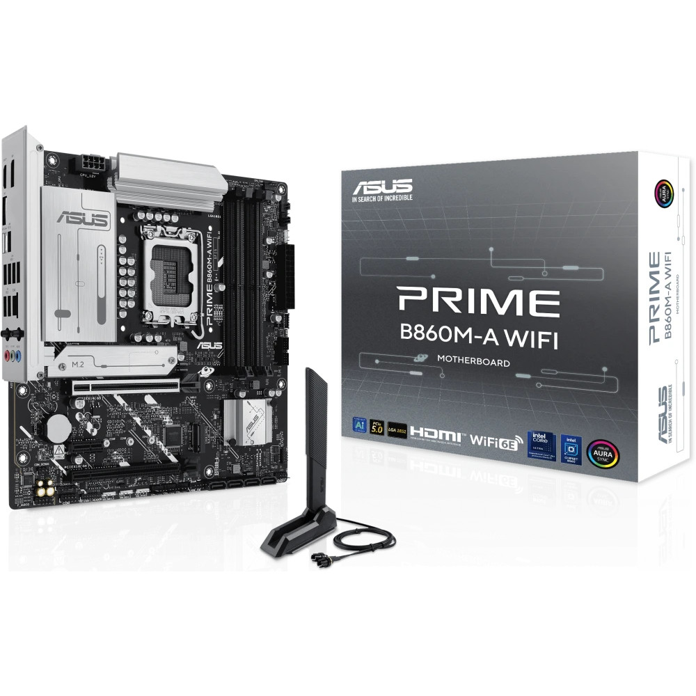 Материнская плата Asus PRIME B860M-A WIFI Micro-ATX, LGA 1851 - миниатюра 6