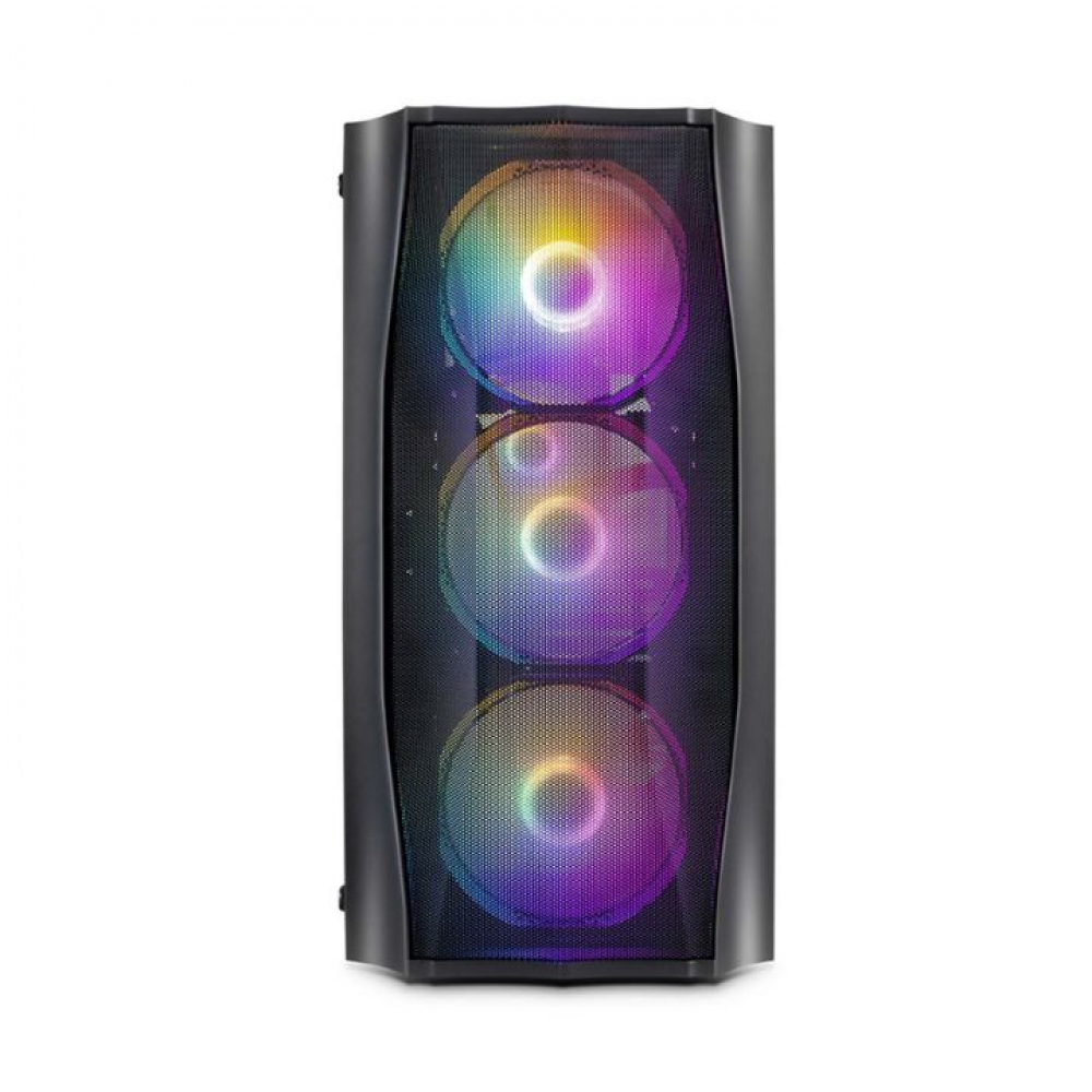 Корпус 1STPLAYER FIREBASE X3-M-BK X3-M-BK-4F2C3 Mini-Tower - миниатюра 2