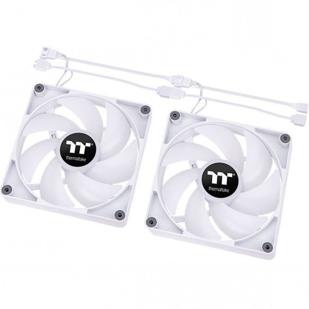 Система охлаждения Thermaltake CT120 ARGB Sync PC Cooling Fan White (2-Fan Pack) CL-F153-PL12SW-A Для системного блока - миниатюра 3