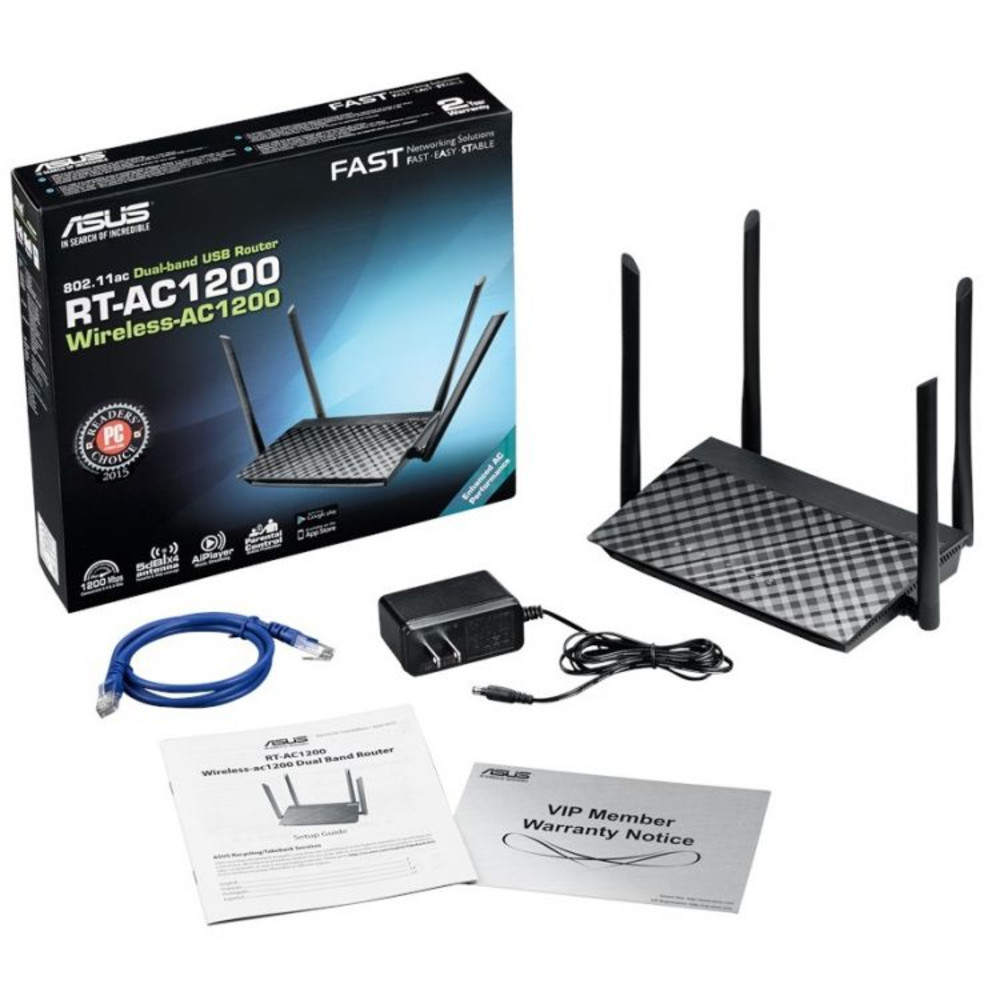 Маршрутизатор для дома Asus RT-AC1200 - миниатюра 5