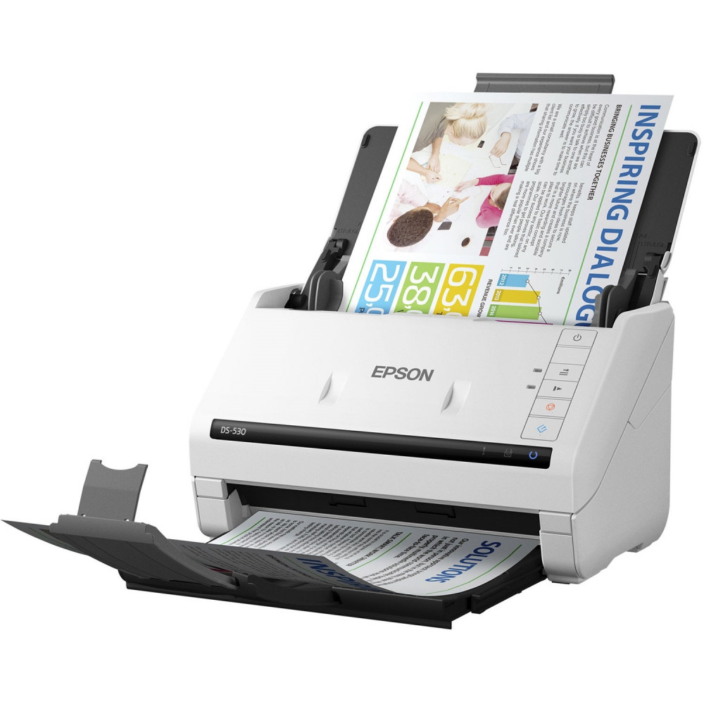Протяжный сканер Epson DS-530II B11B261401 A4, CIS - миниатюра 3