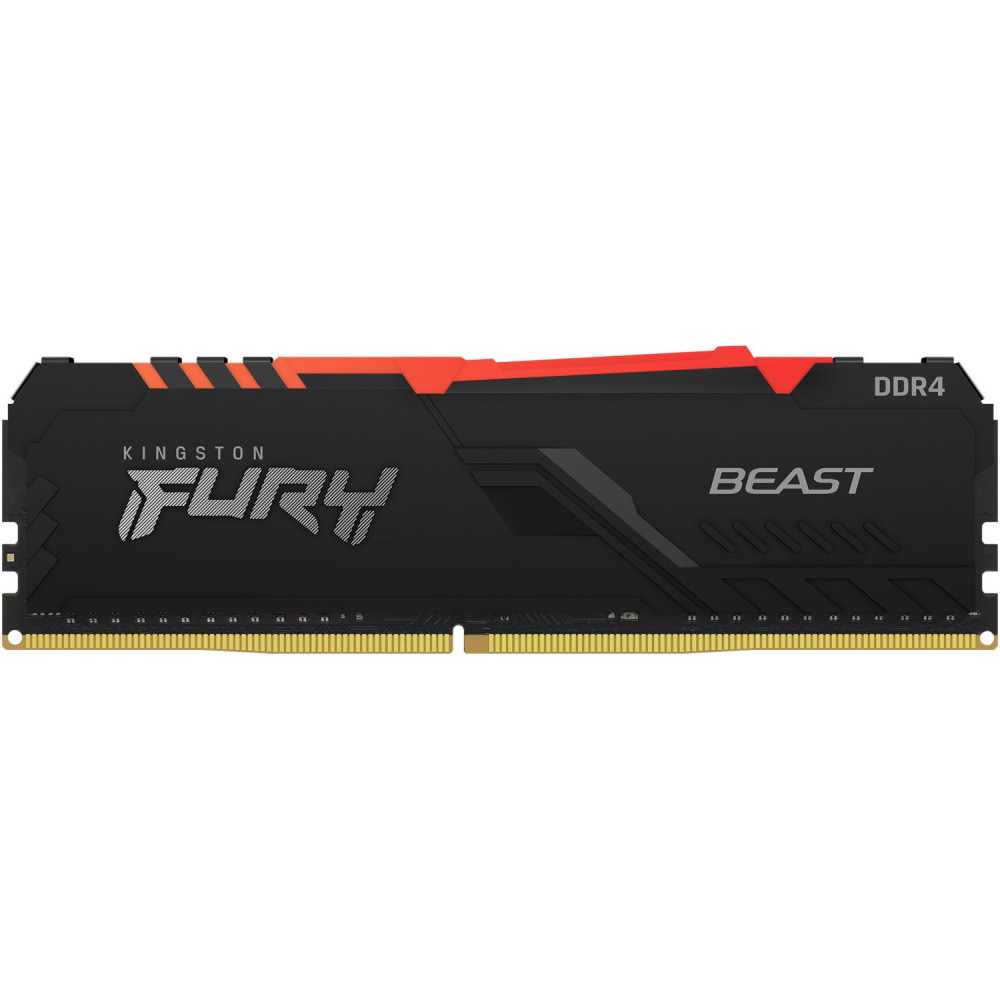 ОЗУ Kingston Fury Beast RGB KF432C16BBA/32 DIMM, DDR4, 32 Гб, 3200 МГц — фото товара