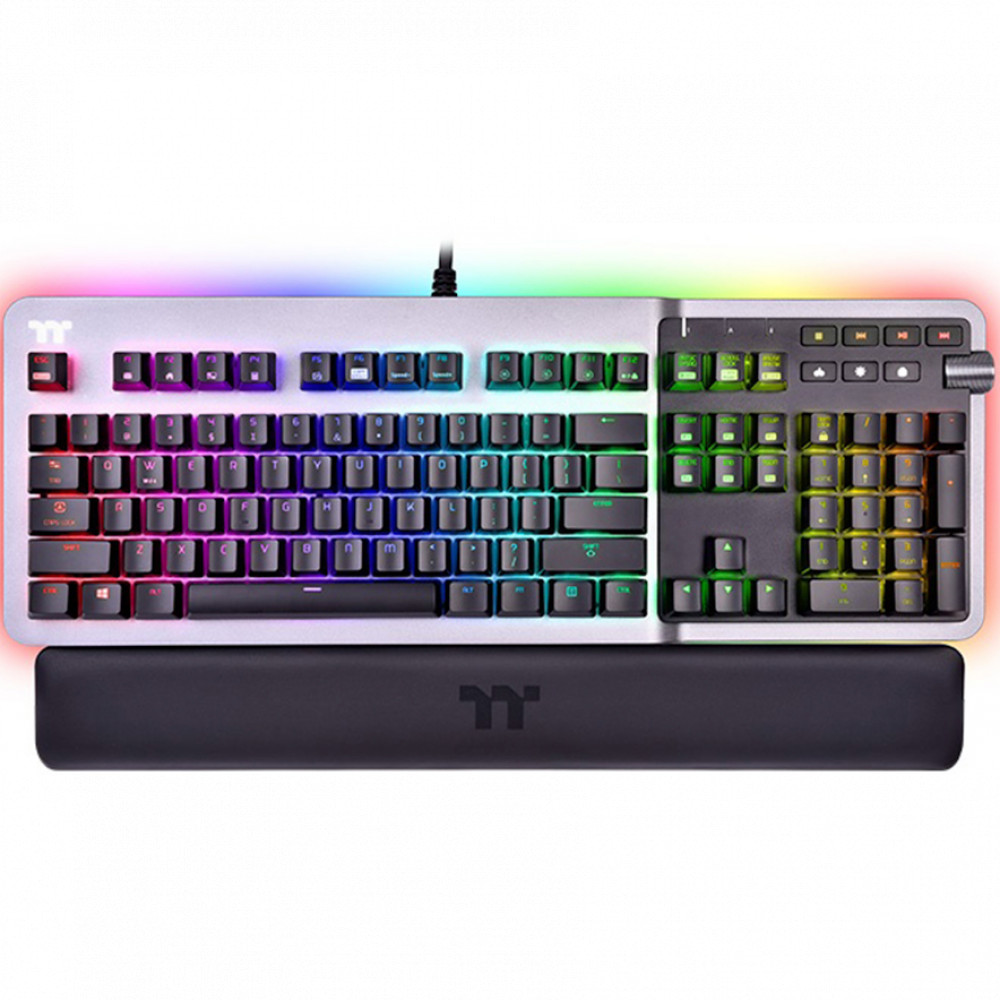Клавиатура Thermaltake Argent K5 Cherry MX (Silver Switch) GKB-KB5-SSSRUS-01 Проводная, USB - миниатюра 2