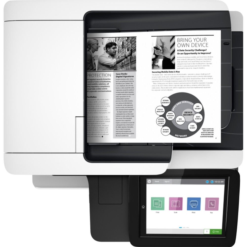 МФУ HP LaserJet Enterprise M528dn 1PV64A А4, Лазерный, Монохромная - миниатюра 4
