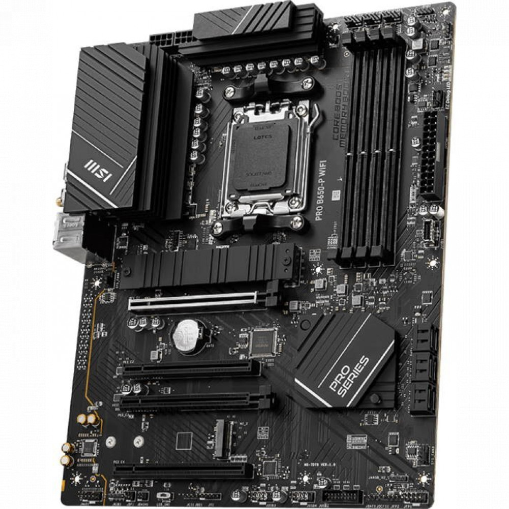 Материнская плата MSI PRO B650-P WIFI ATX, AMD AM5 - миниатюра 3