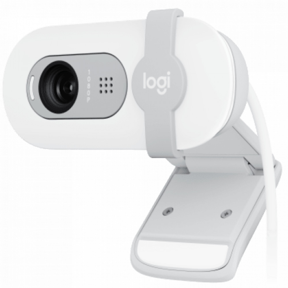Веб камеры Logitech Brio 100 Off White 960-001617 - миниатюра 2