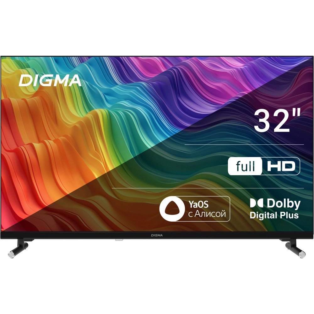 Телевизор Digma LED32SBB33 DM-LED32SBB33 32 ", Черный — фото товара