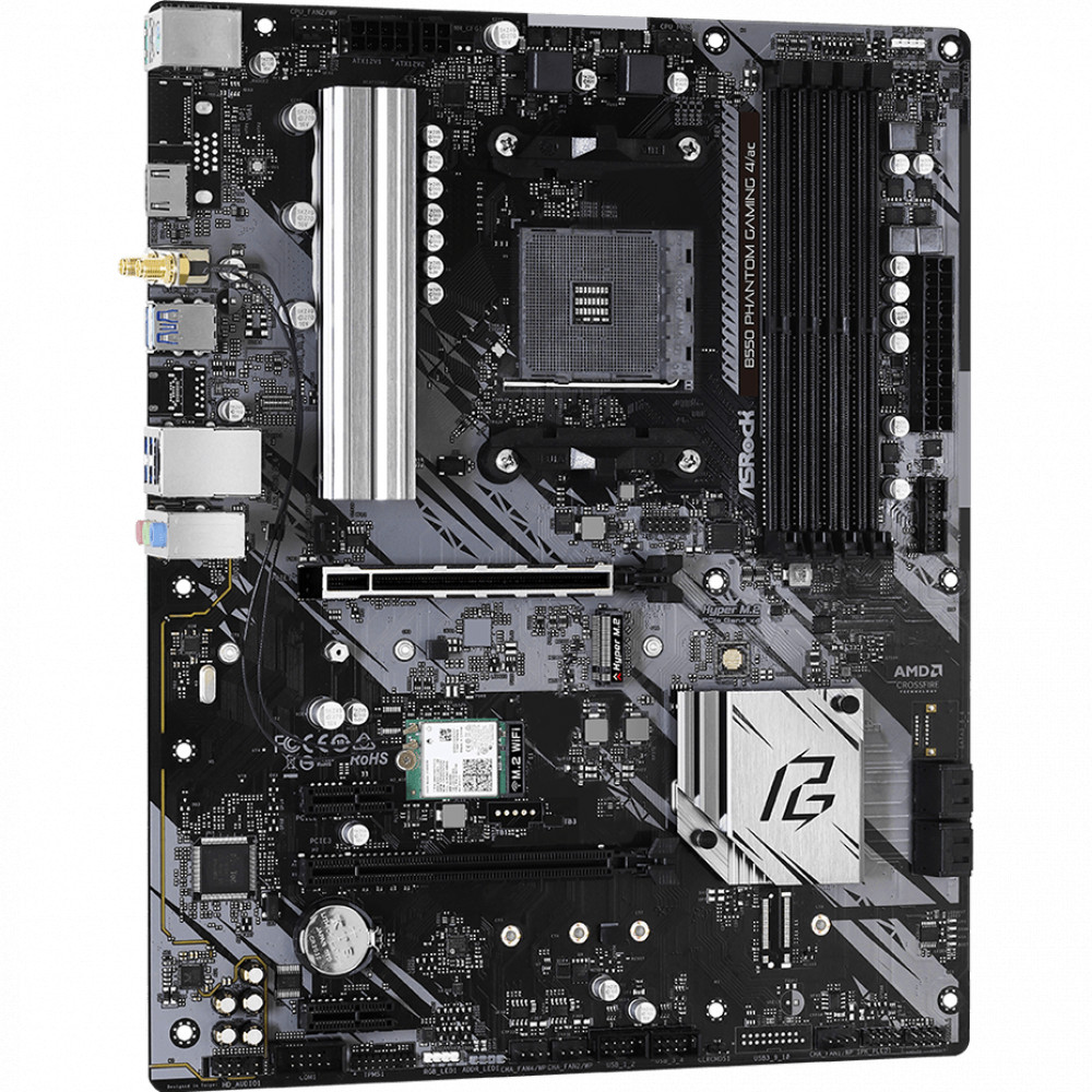 Материнская плата ASRock B550 PHANTOM GAMING 4/AC ATX, AMD AM4 — фото товара