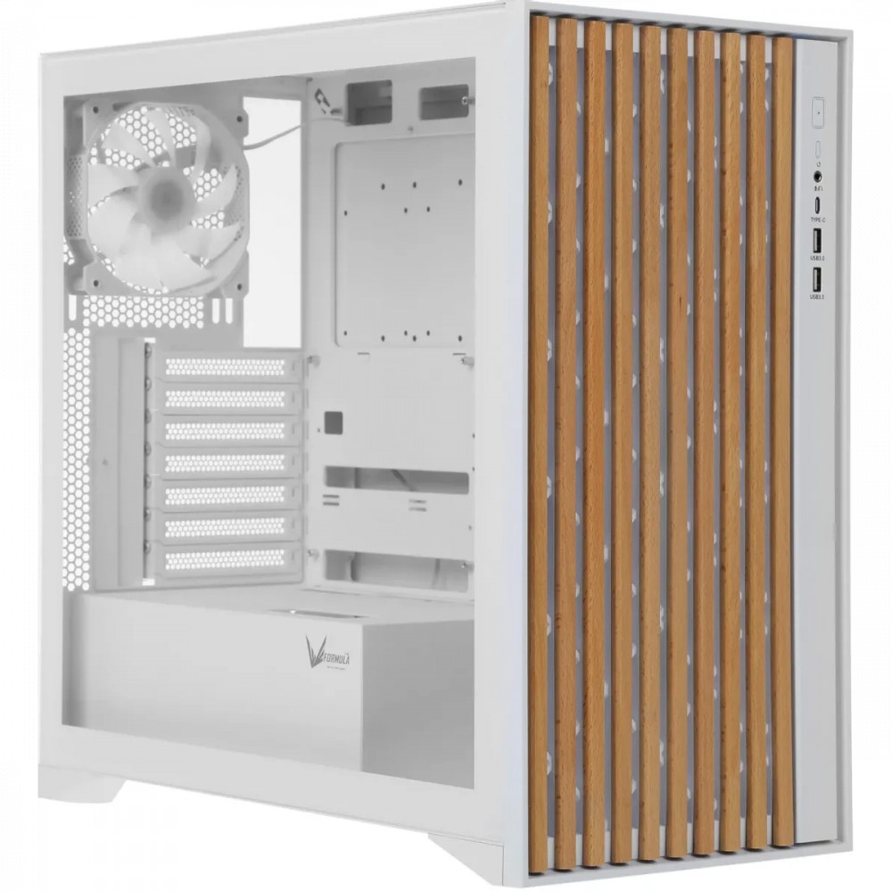 Корпус Formula TimberLine T0 White Mid-Tower — фото товара
