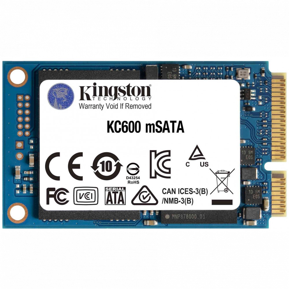 Жесткий диск Kingston KC600 SKC600MS/512G SSD (твердотельные), 512 ГБ, mSATA, SATA — фото товара