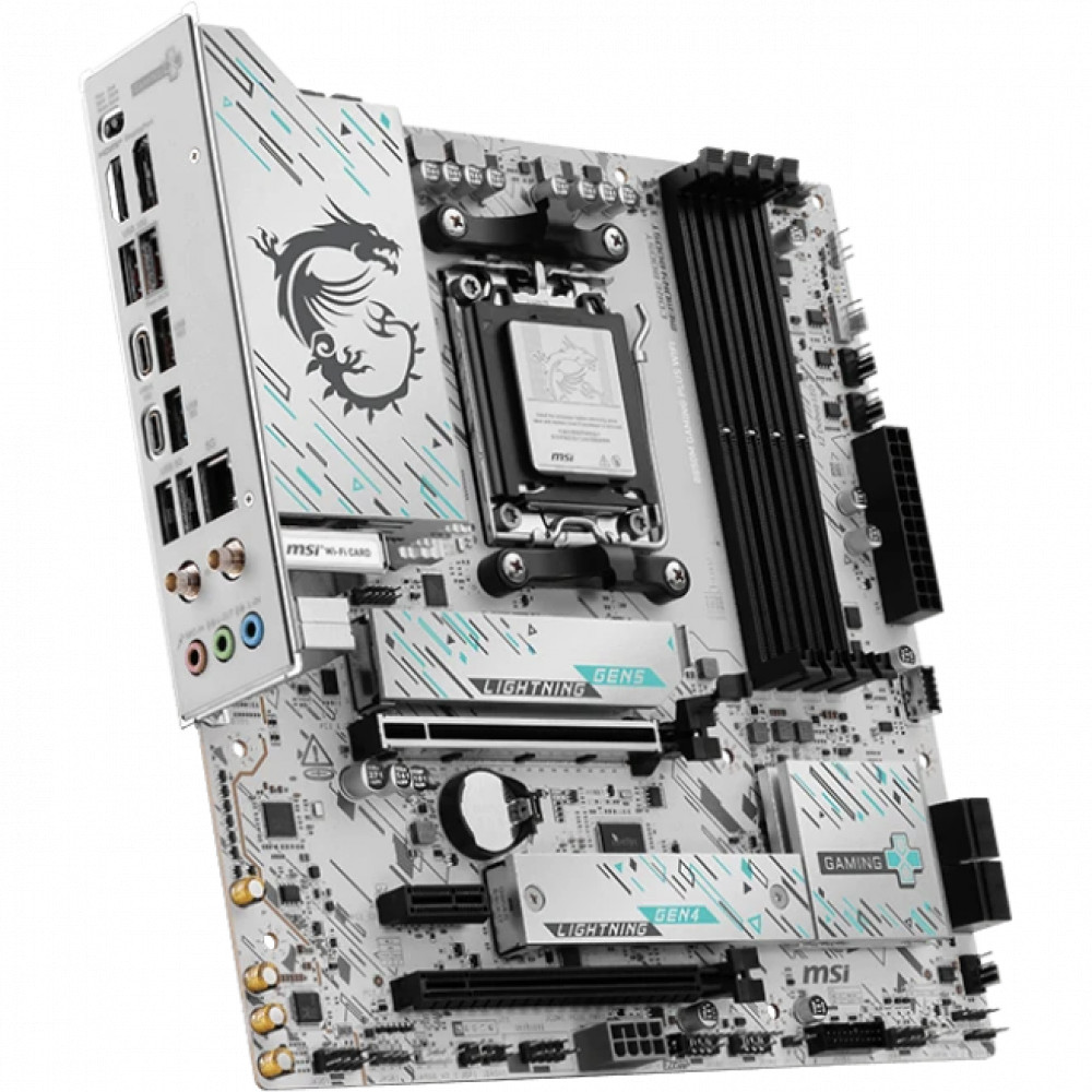 Материнская плата MSI B850M GAMING PLUS WIFI Micro-ATX, AMD AM5 - миниатюра 3