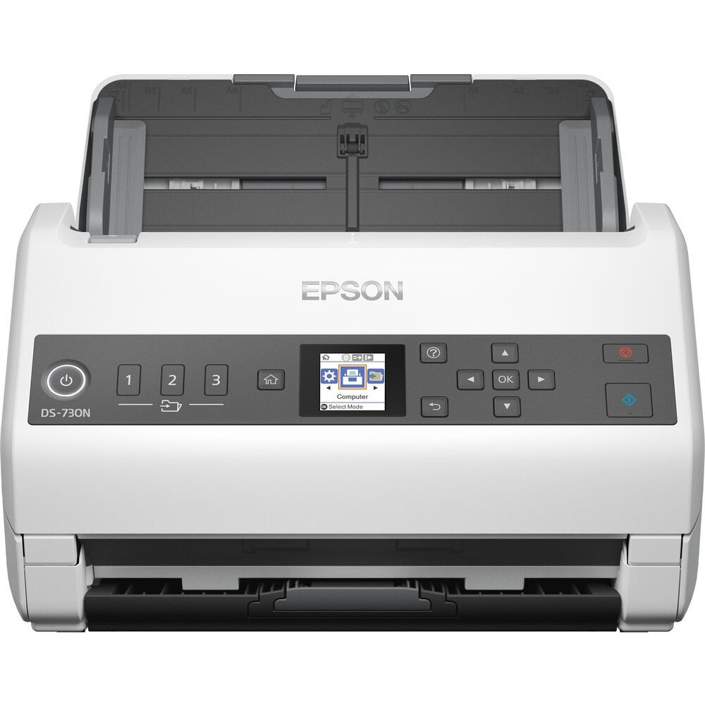 Протяжный сканер Epson WorkForce DS-730N B11B259401 A4, CIS - миниатюра 4