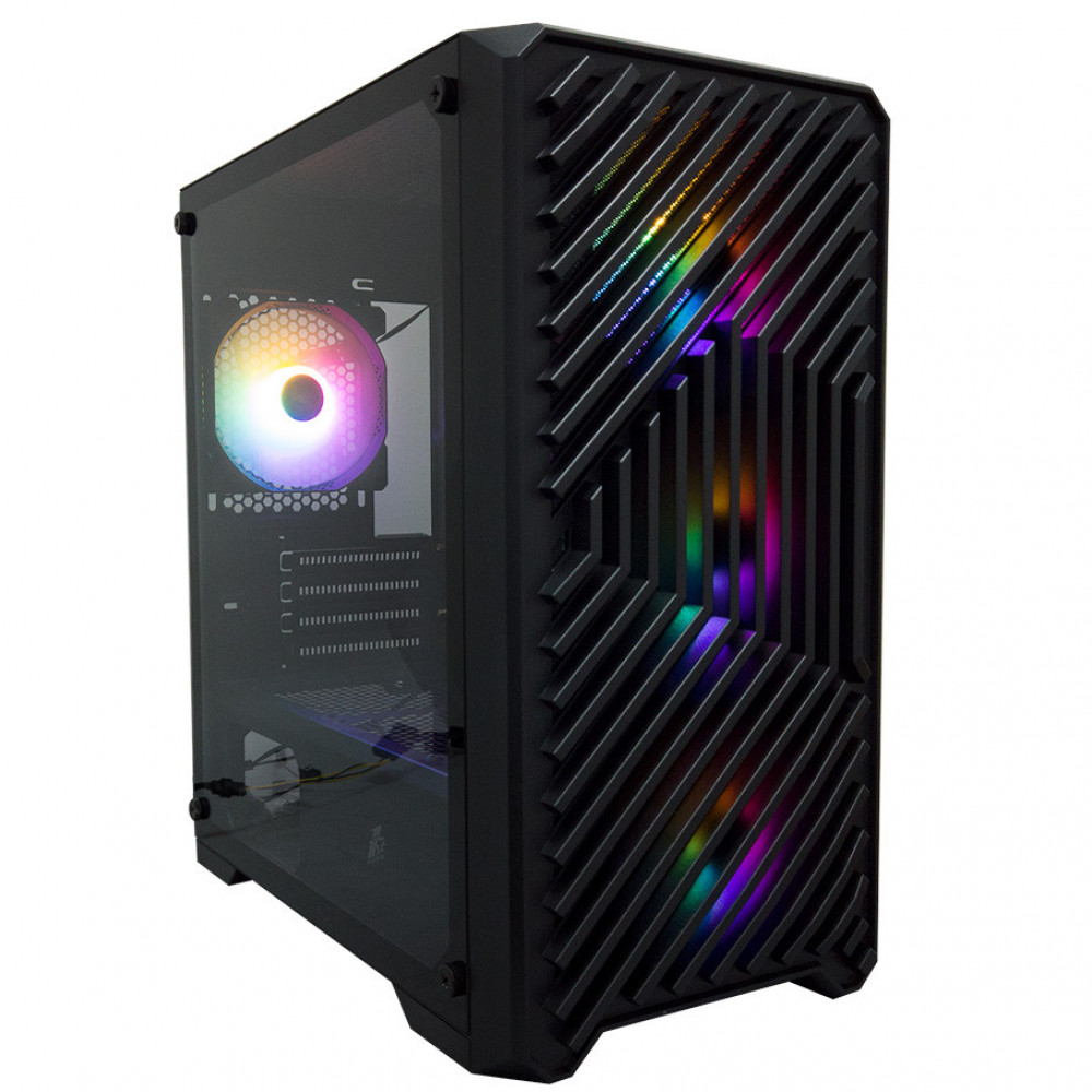 Корпус 1STPLAYER Trilobite T5 T5 BLACK Mini-Tower — фото товара