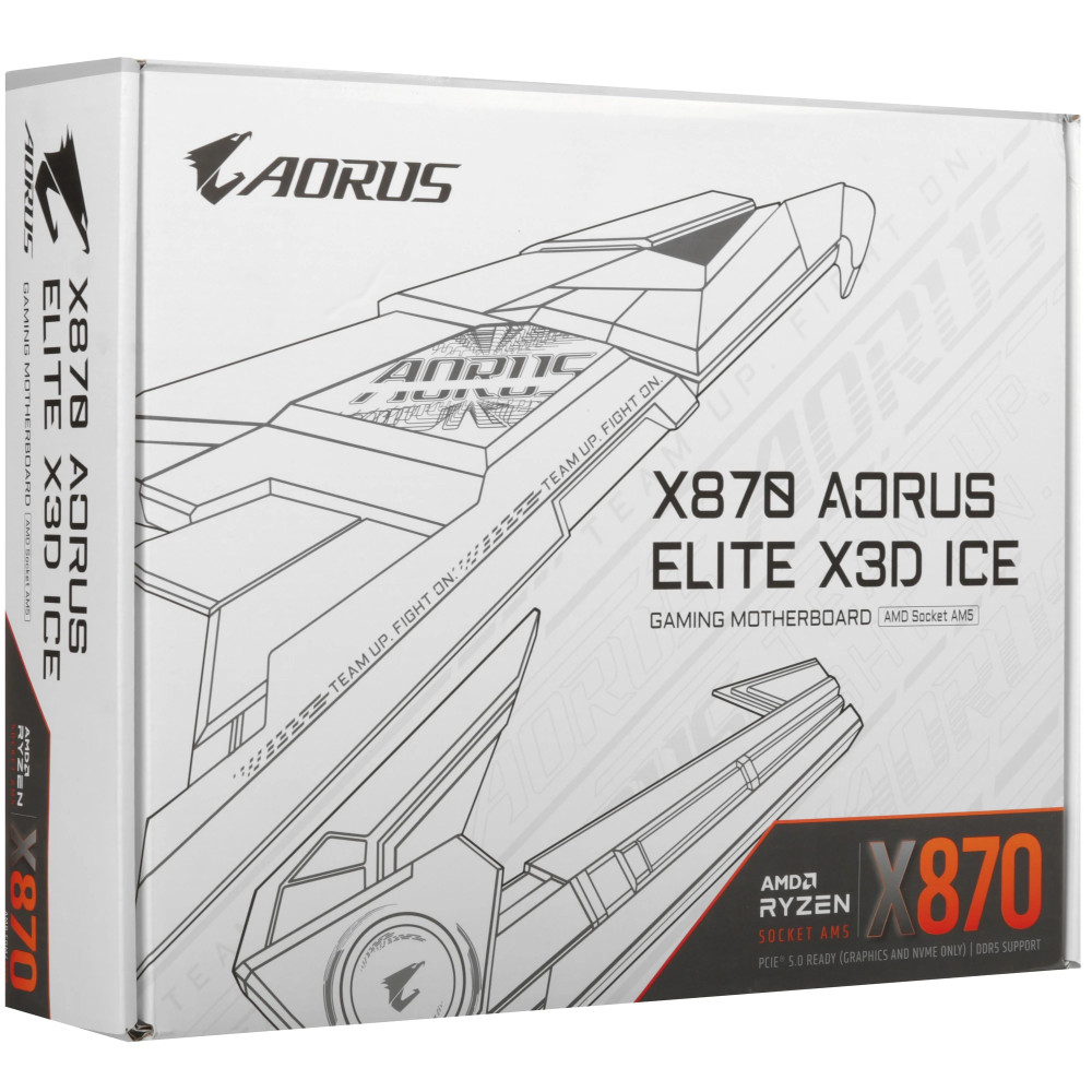 Материнская плата Gigabyte X870 AORUS ELITE X3D ICE ATX, AMD AM5 - миниатюра 5