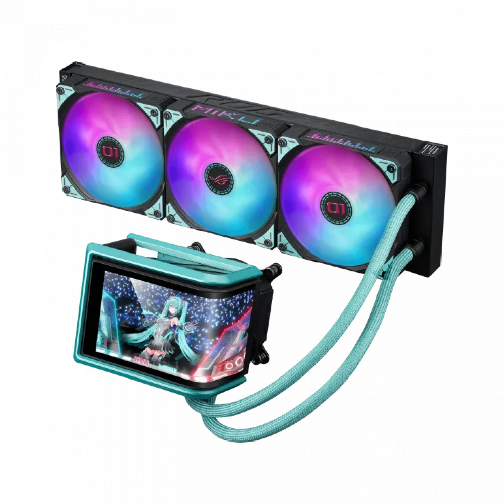 Система охлаждения Asus ROG RYUO IV 360 ARGB MIKU Для процессора — фото товара