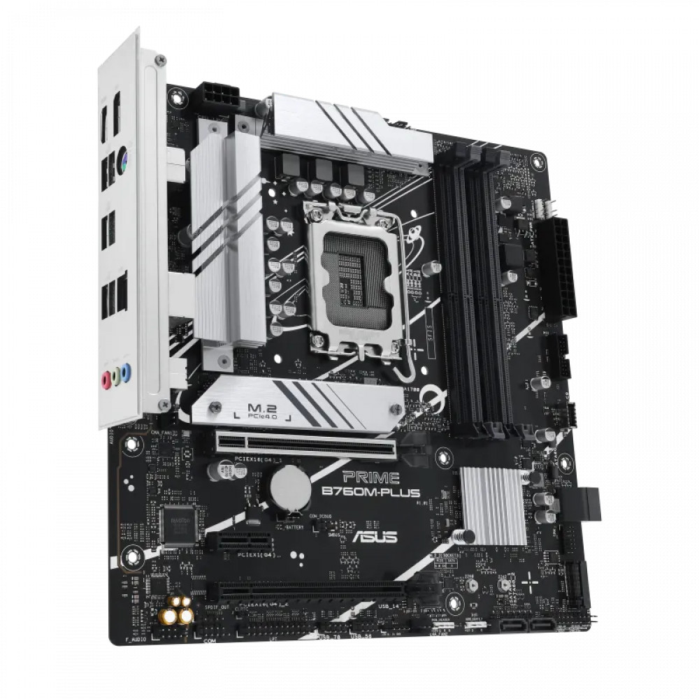 Материнская плата Asus PRIME B760M-PLUS Micro-ATX, LGA 1700 - миниатюра 2