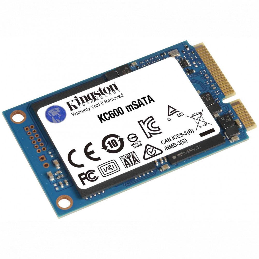 Жесткий диск Kingston KC600 SKC600MS/512G SSD (твердотельные), 512 ГБ, mSATA, SATA - миниатюра 2