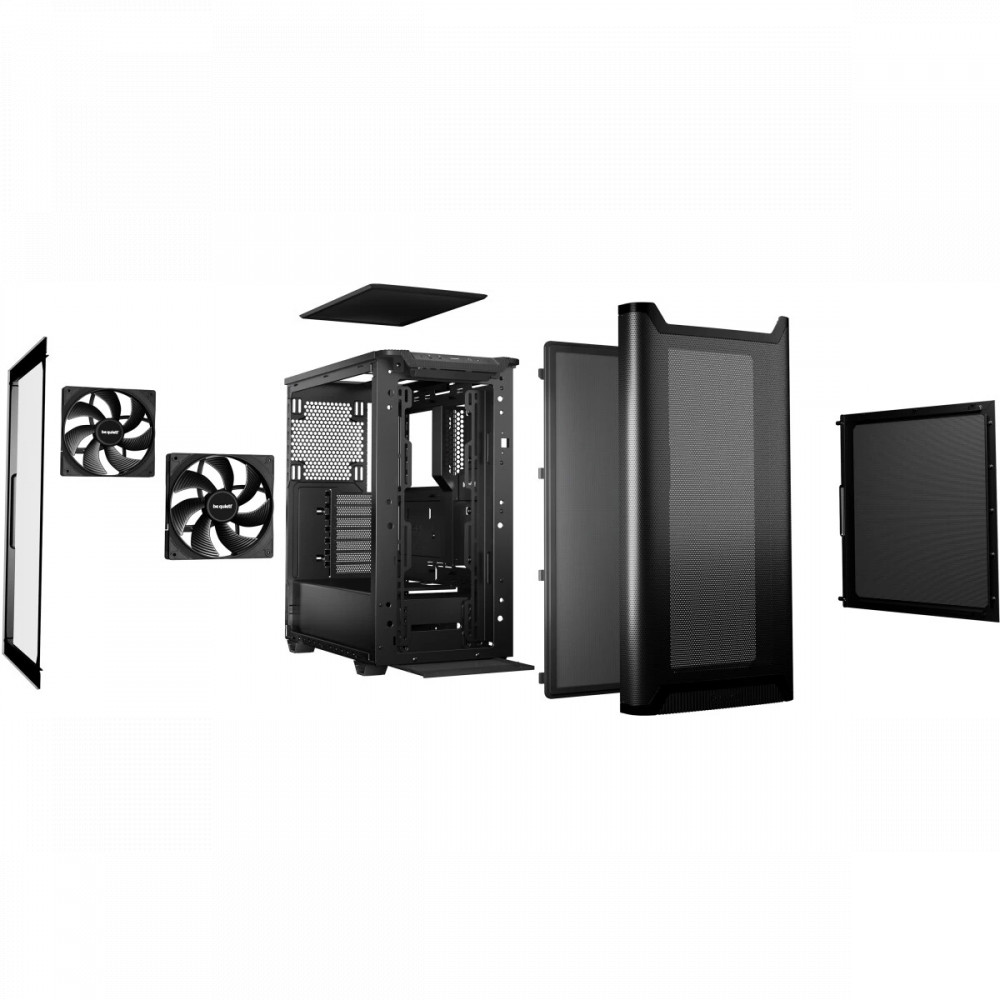 Корпус be quiet! Pure Base 501 Airflow Window Black BGW74 Mid-Tower - миниатюра 3