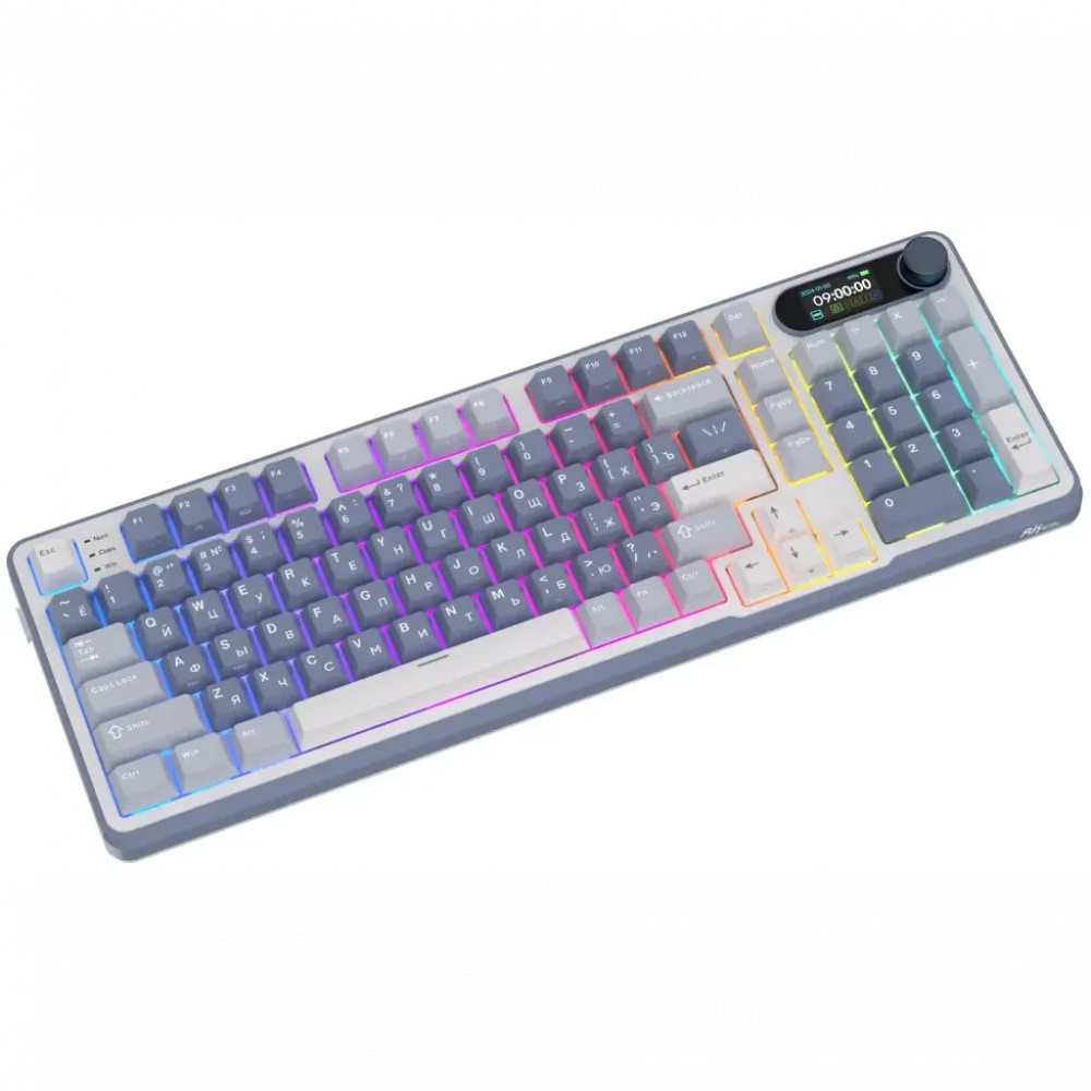 Клавиатура Royal Kludge RK-S98 Ocean Blue (Brown Switch) 6977576550601 Беспроводная, Bluetooth - миниатюра 3