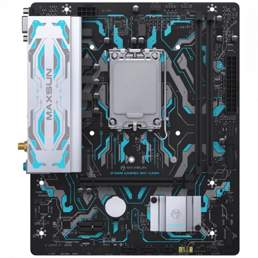 Материнская плата Maxsun B760M GAMING WIFI GANK MS-B760M GAMING WIFI GANK Micro-ATX, LGA 1700 — фото товара