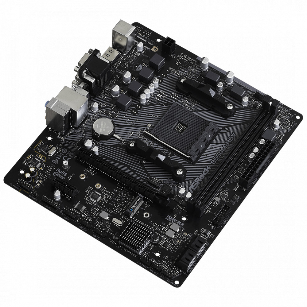 Материнская плата ASRock B550M-HDV DDR4 Micro-ATX, AMD AM4 - миниатюра 2