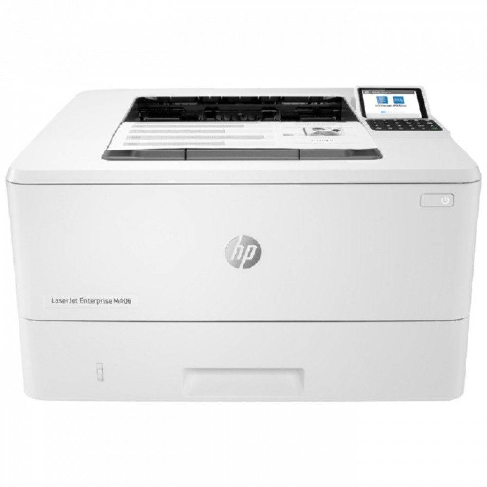 Принтер HP LaserJet Enterprise M406DN 3PZ15A А4, Лазерный, Монохромная - миниатюра 2