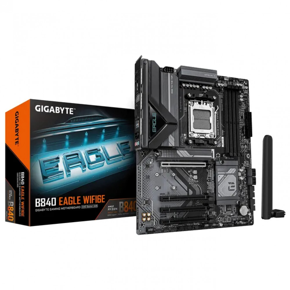 Материнская плата Gigabyte B840 EAGLE WIFI6E ATX, AMD AM5 - миниатюра 4