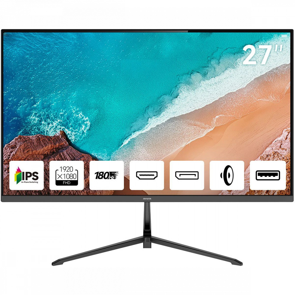 Монитор Aiwa MD2712 27 ", IPS, Full HD 1920x1080 (16:9), 180 Гц — фото товара